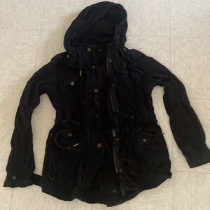 Vintage Ardene Denim Hooded Parka